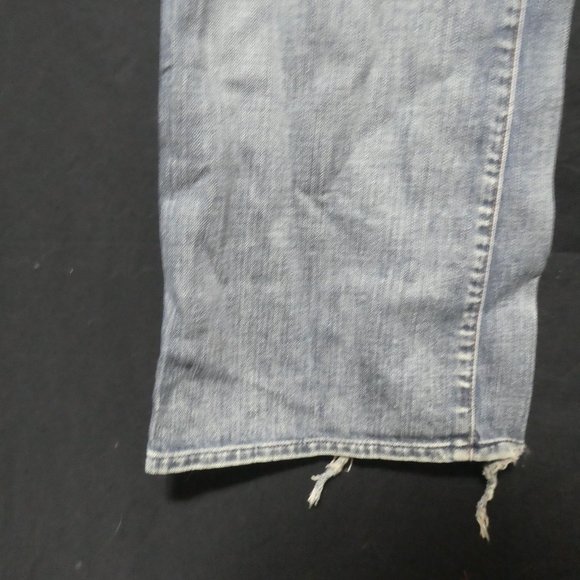 7 FOR ALL MANKIND | Bootcut | size 36 | Distressed Faded Blue Denim - Picture 8 of 16